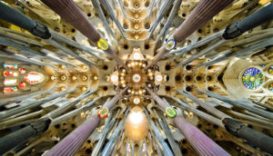 sagrada familia nave ceiling